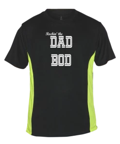 RUseeN Reflective Apparel Men's Short Sleeve Men's Reflective Short Sleeve Shirt - Rockin' The Dad Bod