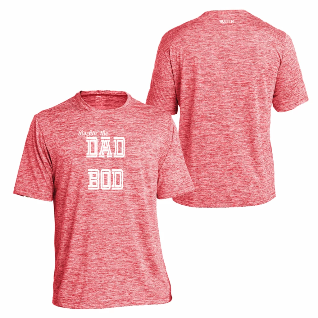 RUseeN Reflective Apparel Men's Short Sleeve Men's Reflective Short Sleeve Shirt - Rockin' The Dad Bod