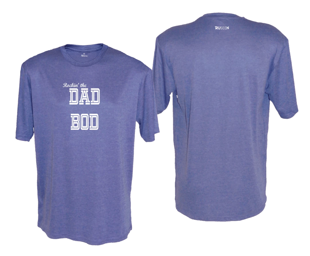 RUseeN Reflective Apparel Men's Short Sleeve Men's Reflective Short Sleeve Shirt - Rockin' The Dad Bod