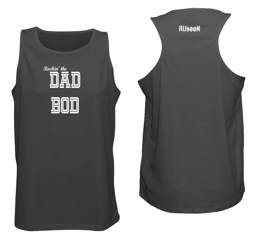 RUseeN Reflective Apparel Men's Tank Tops Men's Reflective Tank - Rockin' The Dad Bod