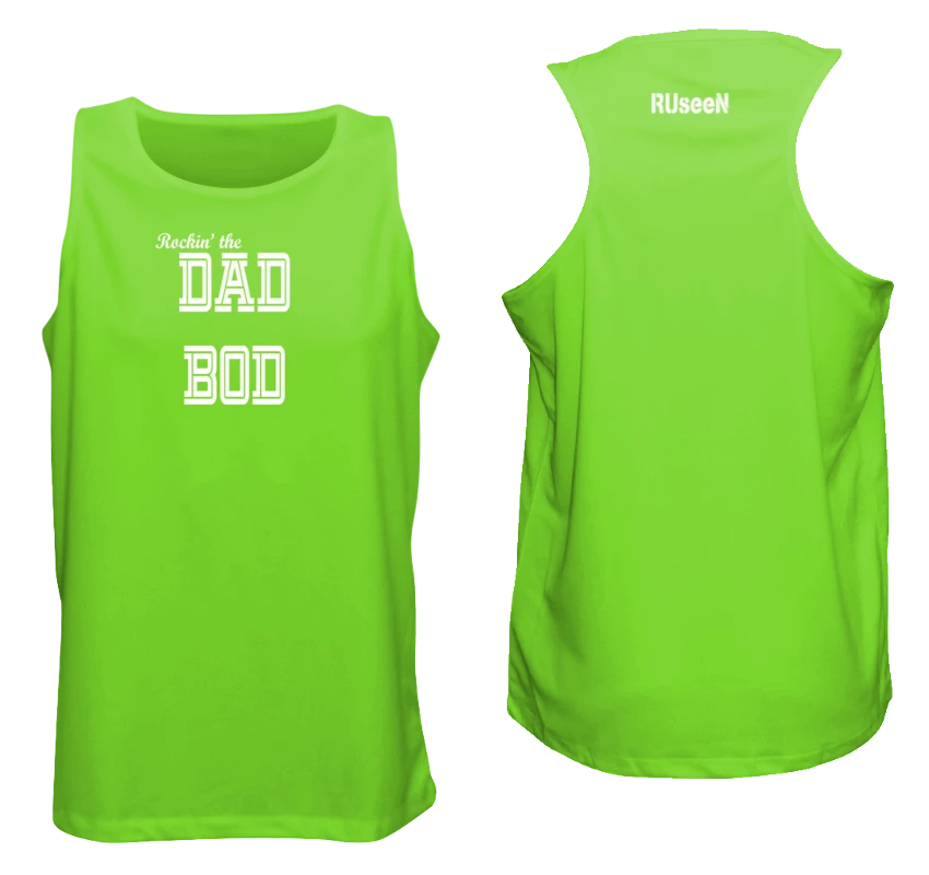 RUseeN Reflective Apparel Men's Tank Tops Men's Reflective Tank - Rockin' The Dad Bod