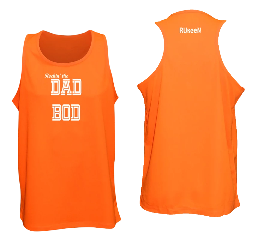 RUseeN Reflective Apparel Men's Tank Tops Men's Reflective Tank - Rockin' The Dad Bod