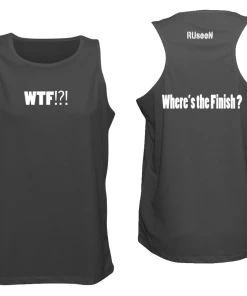 RUseeN Reflective Apparel Men's Reflective Tank - Where's The Finish?