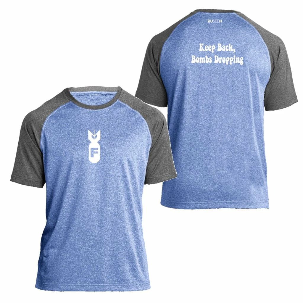 RUseeN Reflective Apparel Men's Reflective Short Sleeve Shirt - F Bomb Men's Short Sleeve