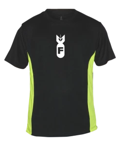 RUseeN Reflective Apparel Men's Reflective Short Sleeve Shirt - F Bomb Men's Short Sleeve