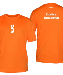 RUseeN Reflective Apparel Men's Reflective Short Sleeve Shirt - F Bomb Men's Short Sleeve