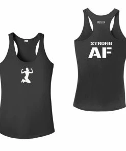 RUseeN Reflective Apparel Women's Reflective Tank Top - Strong AF Women's Tank Tops
