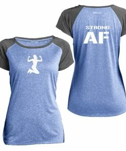 RUseeN Reflective Apparel Women's Reflective Short Sleeve Shirt - Strong AF