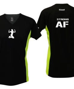 RUseeN Reflective Apparel Women's Reflective Short Sleeve Shirt - Strong AF