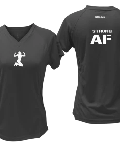 RUseeN Reflective Apparel Women's Reflective Short Sleeve Shirt - Strong AF