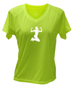 RUseeN Reflective Apparel Women's Reflective Short Sleeve Shirt - Strong AF