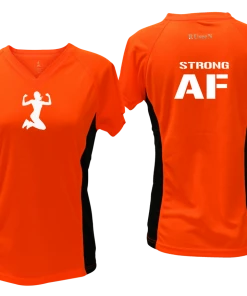 RUseeN Reflective Apparel Women's Reflective Short Sleeve Shirt - Strong AF