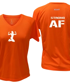 RUseeN Reflective Apparel Women's Reflective Short Sleeve Shirt - Strong AF