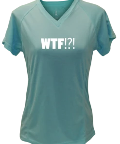 RUseeN Reflective Apparel Women's Reflective Short Sleeve Shirt - Where's The Finish? Women's Short Sleeve