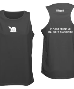 RUseeN Reflective Apparel Men's Reflective Tank Top - Didn't Train Men's Tank Tops