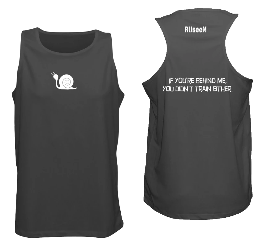 RUseeN Reflective Apparel Men's Reflective Tank Top - Didn't Train Men's Tank Tops