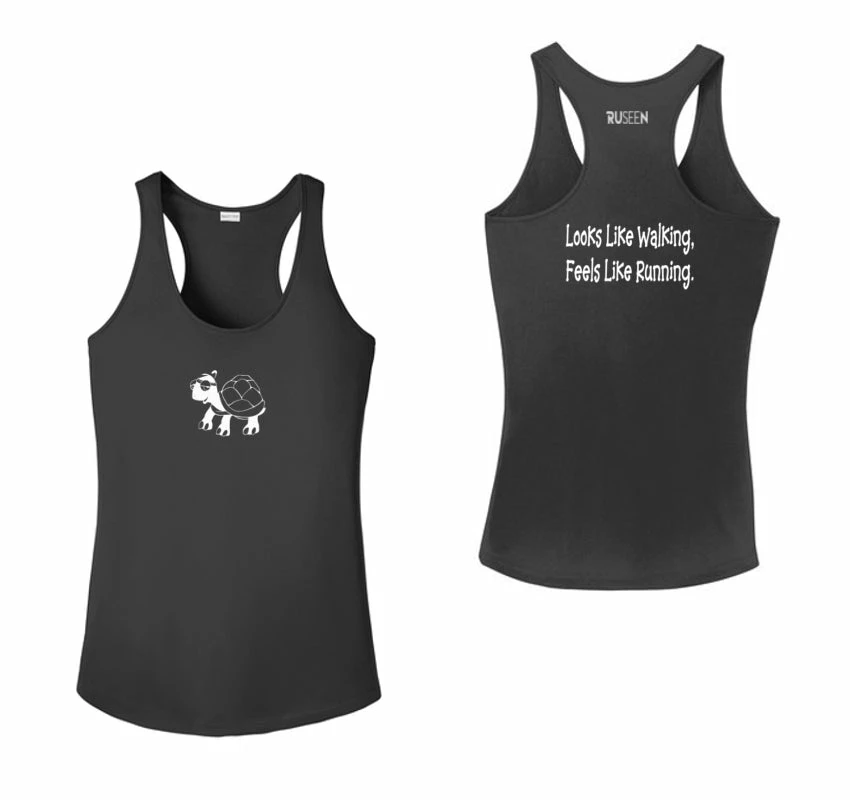 RUseeN Reflective Apparel Women's Reflective Tank Top - Looks Like Walking Women's Tank Tops