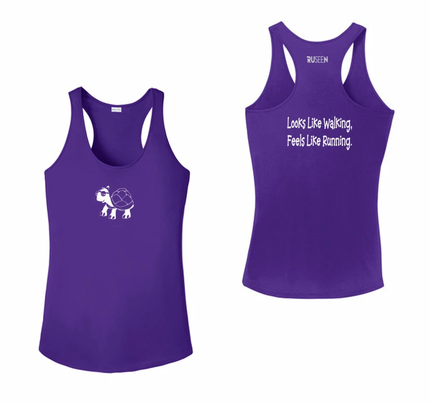 RUseeN Reflective Apparel Women's Reflective Tank Top - Looks Like Walking Women's Tank Tops