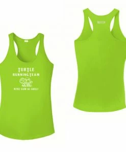 RUseeN Reflective Apparel Women's Tank Tops Women's Reflective Tank Top - Turtle Running Team