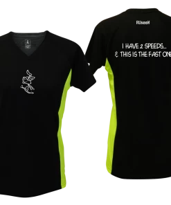 RUseeN Reflective Apparel Women's Short Sleeve Women's Reflective Short Sleeve Shirt - 2 Speeds Rabbit