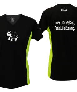 RUseeN Reflective Apparel Women's Short Sleeve Women's Reflective Short Sleeve Shirt - Looks Like Walking