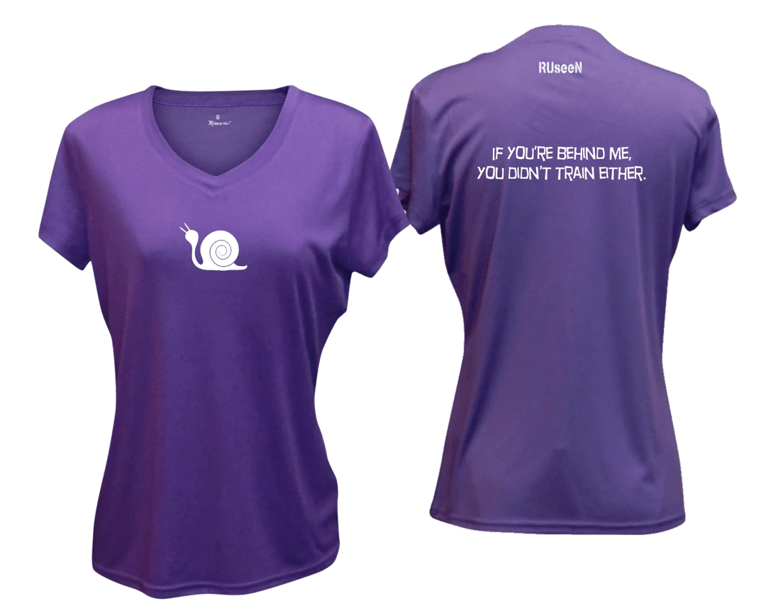RUseeN Reflective Apparel Women's Short Sleeve Women's Reflective Short Sleeve Shirt - Didn't Train