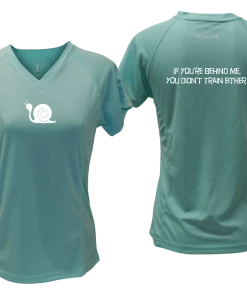 RUseeN Reflective Apparel Women's Short Sleeve Women's Reflective Short Sleeve Shirt - Didn't Train