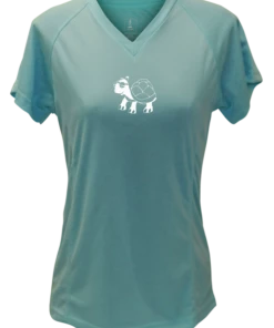 RUseeN Reflective Apparel Women's Short Sleeve Women's Reflective Short Sleeve Shirt - Looks Like Walking