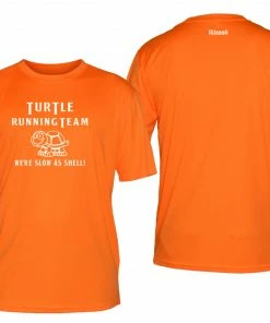 RUseeN Reflective Apparel Men's Short Sleeve Men's Reflective Short Sleeve Shirt - Turtle Running Team