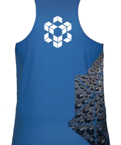 RUseeN Reflective Apparel Hydrate - Summer 2021 Men's Reflective Racerback Tank Top - Made In USA