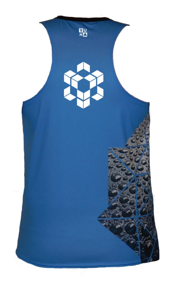 RUseeN Reflective Apparel Hydrate - Summer 2021 Men's Reflective Racerback Tank Top - Made In USA