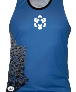 RUseeN Reflective Apparel Hydrate - Summer 2021 Men's Reflective Racerback Tank Top - Made In USA