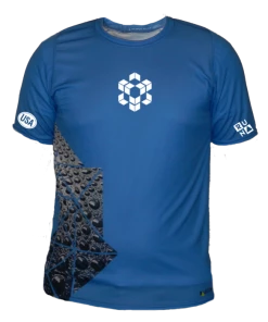 RUseeN Reflective Apparel Hydrate - Summer 2021 Men's Reflective Short Sleeve Shirt - Made In USA Men's Short Sleeve