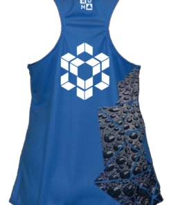 RUseeN Reflective Apparel Hydrate - Summer 2021 Women's Reflective Racerback Tank Top - Made In USA Women's Tank Tops