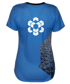 RUseeN Reflective Apparel Women's Short Sleeve Hydrate - Summer 2021 Women's Reflective Short Sleeve Shirt - Made In USA