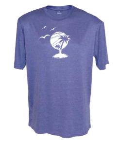 RUseeN Reflective Apparel Men's Short Sleeve Men's Reflective Short Sleeve Shirt - Paradise