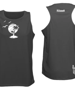 RUseeN Reflective Apparel Men's Reflective Tank - Paradise Men's Tank Tops