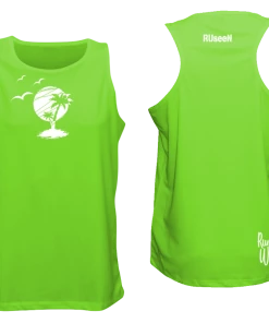 RUseeN Reflective Apparel Men's Reflective Tank - Paradise Men's Tank Tops