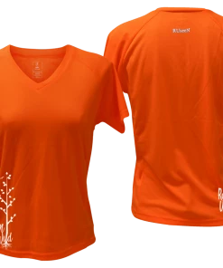 RUseeN Reflective Apparel Women's Short Sleeve Women's Reflective Short Sleeve Shirt - Run Wild