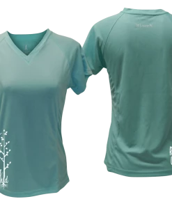RUseeN Reflective Apparel Women's Short Sleeve Women's Reflective Short Sleeve Shirt - Run Wild