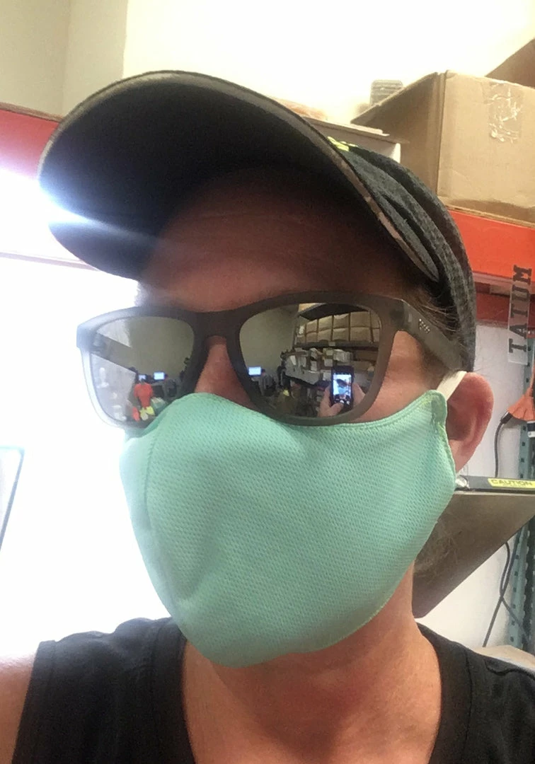 RUseeN Reflective Apparel Youth / Youth Small Reflective Hi-Vis Face Mask Accessories