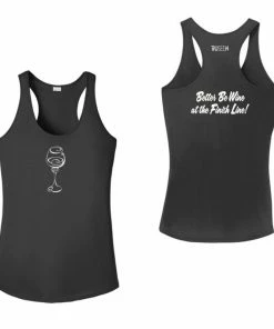 RUseeN Reflective Apparel Women's Reflective Tank Top - Better Be Wine