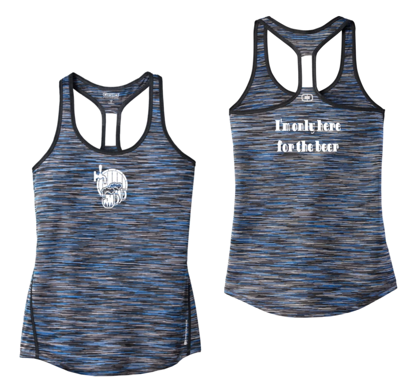 RUseeN Reflective Apparel Women's Tank Tops Women's Reflective Tank Top - I'm Only Here For The Beer