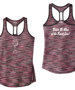 RUseeN Reflective Apparel Women's Reflective Tank Top - Better Be Wine