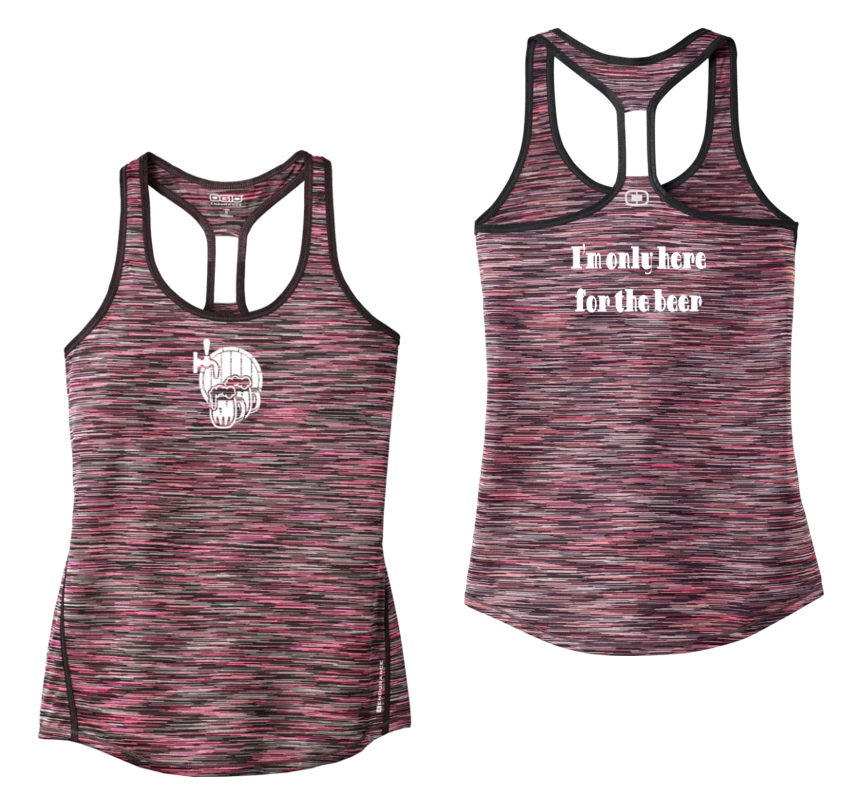 RUseeN Reflective Apparel Women's Tank Tops Women's Reflective Tank Top - I'm Only Here For The Beer