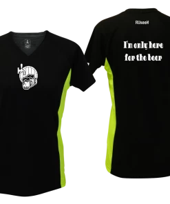 RUseeN Reflective Apparel Women's Short Sleeve Women's Reflective Short Sleeve Shirt - I'm Only Here For The Beer