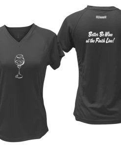 RUseeN Reflective Apparel Women's Short Sleeve Women's Reflective Short Sleeve Shirt - Better Be Wine