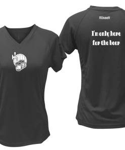 RUseeN Reflective Apparel Women's Short Sleeve Women's Reflective Short Sleeve Shirt - I'm Only Here For The Beer