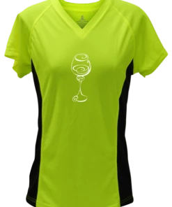 RUseeN Reflective Apparel Women's Short Sleeve Women's Reflective Short Sleeve Shirt - Better Be Wine