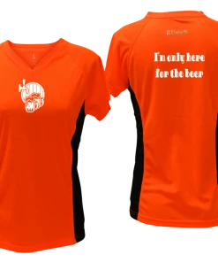 RUseeN Reflective Apparel Women's Short Sleeve Women's Reflective Short Sleeve Shirt - I'm Only Here For The Beer